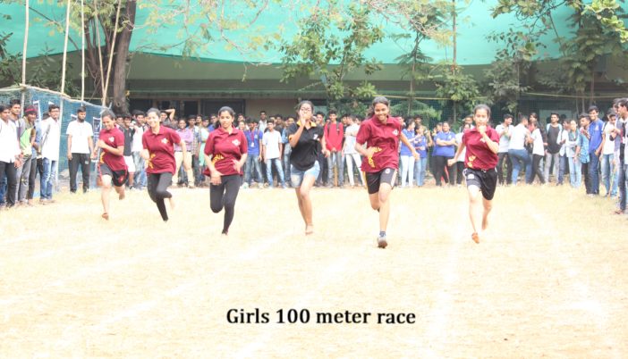 Girls 100 meter race