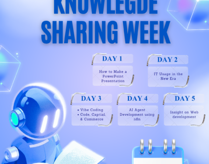 Knowledge Sharing Week 2025-26 (11th Nov- 15th Nov 2025)